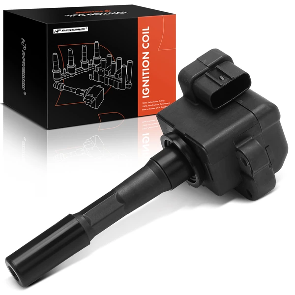 One Set-Pc Ignition Coil 3-Blade Terminal Oval A-Premium APIC1157