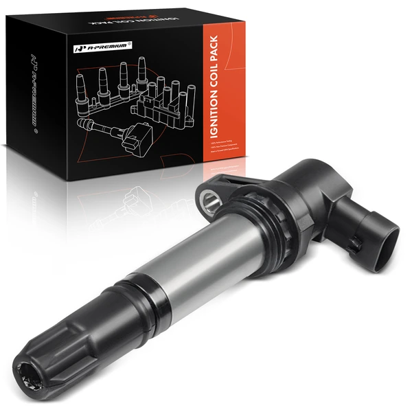 One Set-Pc Ignition Coil 3-Blade Terminal Oval A-Premium IC0073