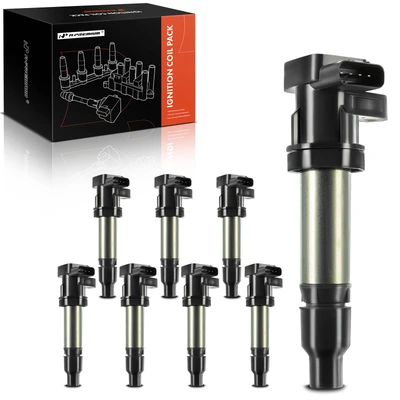 8 Pcs Ignition Coils with 4 Pins