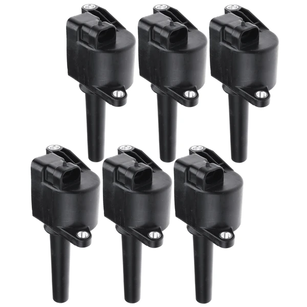 2004-2006 Chevrolet Epica A Set of 6-Pc Ignition Coil 3-Blade Terminal Oval A-Premium APIC0230