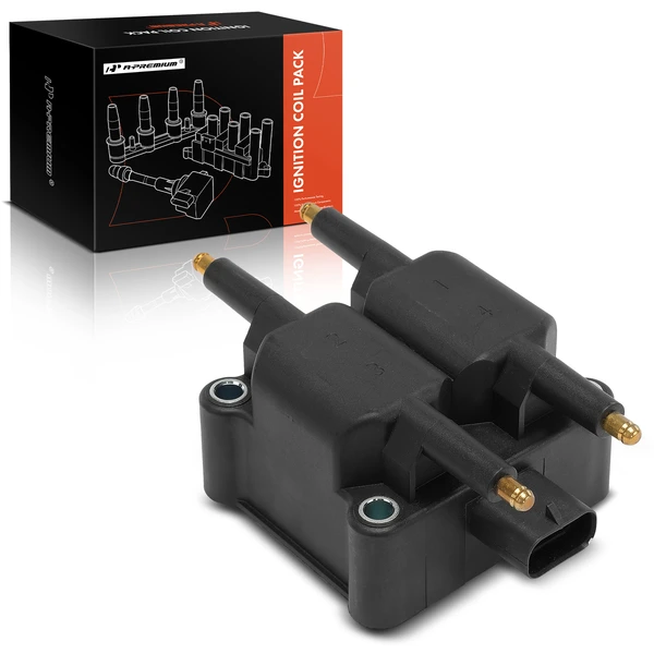 One Set-Pc Ignition Coil 3-Pin Terminal Oval A-Premium APIC0235