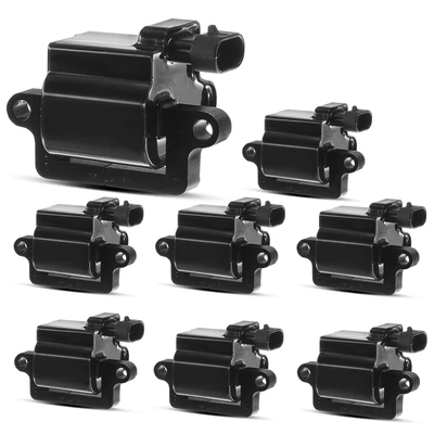 8 Pcs Ignition Coils with 4 Pins