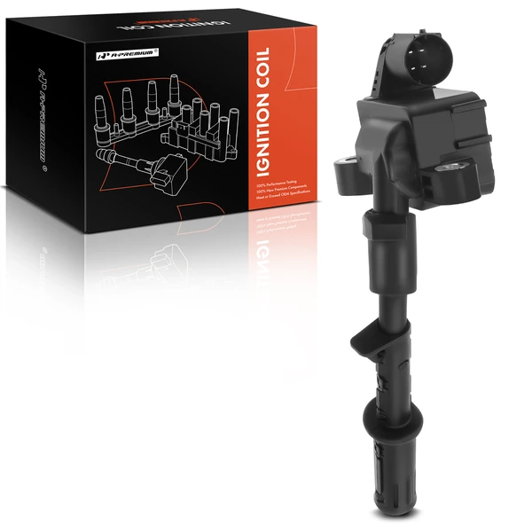 One Set-Pc Ignition Coil 4-Blade Terminal Round A-Premium APIC0453