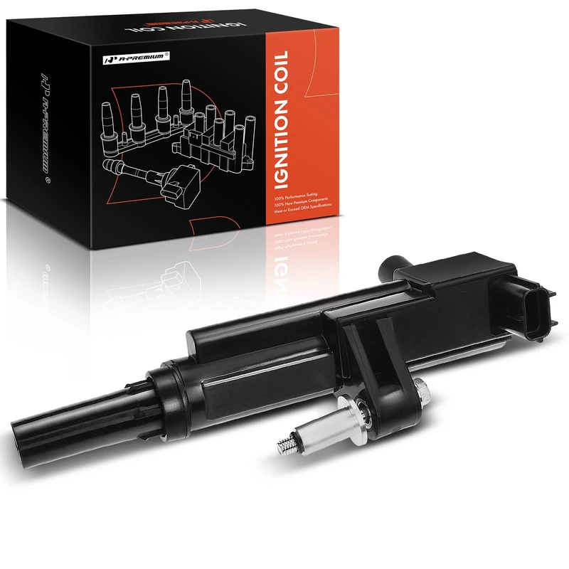 2008-2009 Dodge Durango 1-Pc Ignition Coil 2-Blade Terminal Round, Rectangular A-Premium APIC0241