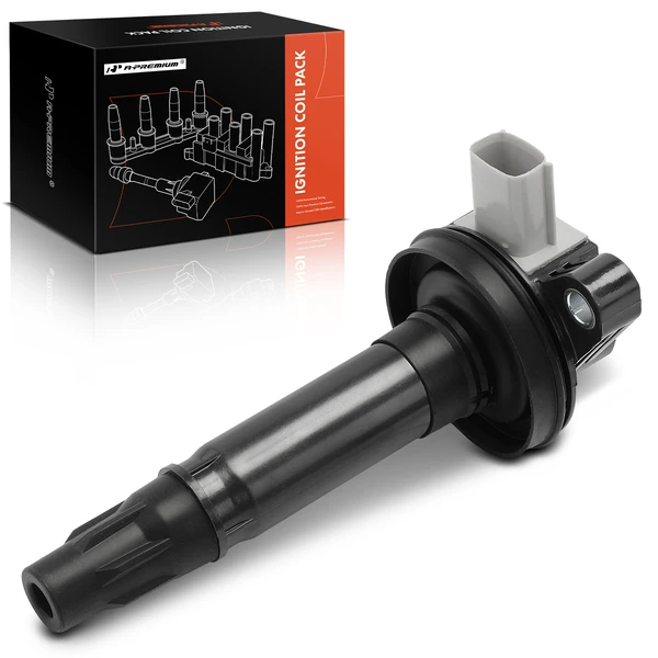 One Set-Pc Ignition Coil 2-Blade Terminal Round, Square A-Premium APIC0243