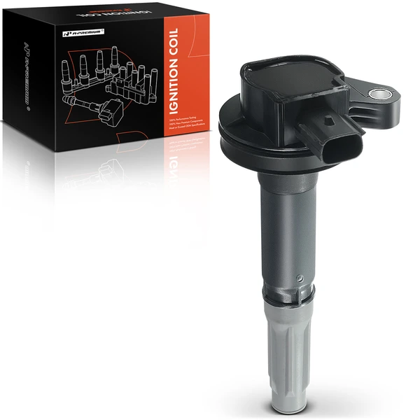 2011-2015 Ford Mustang One Set-Pc Ignition Coil 2-Blade Terminal Rectangular, Square A-Premium APIC0125