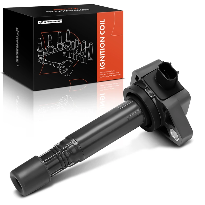 2010 Acura ZDX 1-Pc Ignition Coil 3-Blade Terminal Round, Rectangular A-Premium APIC0399