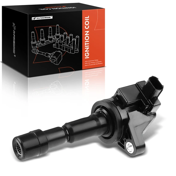 2009-2014 Honda Fit One Set-Pc Ignition Coil 3-Blade Terminal Round, Rectangular A-Premium APIC0401