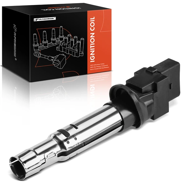 2018-2020 Volkswagen Atlas One Set-Pc Ignition Coil 4-Blade Terminal Rectangular, Oval A-Premium APIC0255