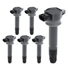6 Ignition Coil 3-Blade Terminal 2010-2011 Mitsubishi Endeavor A-Premium APIC1694PG