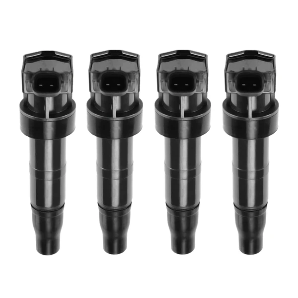 2011-2016 Kia Optima A Set of 4-Pc Ignition Coil 2-Blade Terminal Oval A-Premium APIC0262