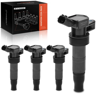 4 Pcs Ignition Coils with 2 Pins