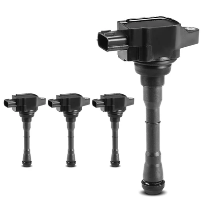 4 Pcs Ignition Coils with 3 Pins