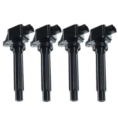 4 Pcs Ignition Coils with 3 Pins
