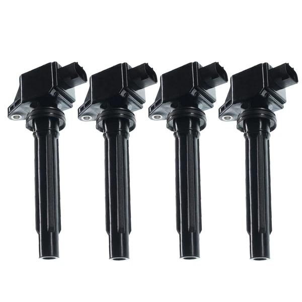 A Set of 4-Pc Ignition Coil 3-Blade Terminal Rectangular A-Premium IC0046