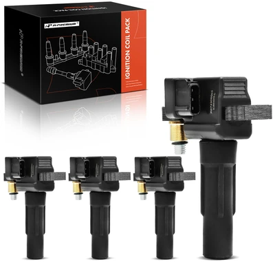 4 Pcs Ignition Coils with 3 Pins
