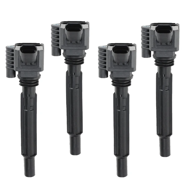 A Set of 4-Pc Ignition Coil 3-Pin Terminal Oval A-Premium APIC0280