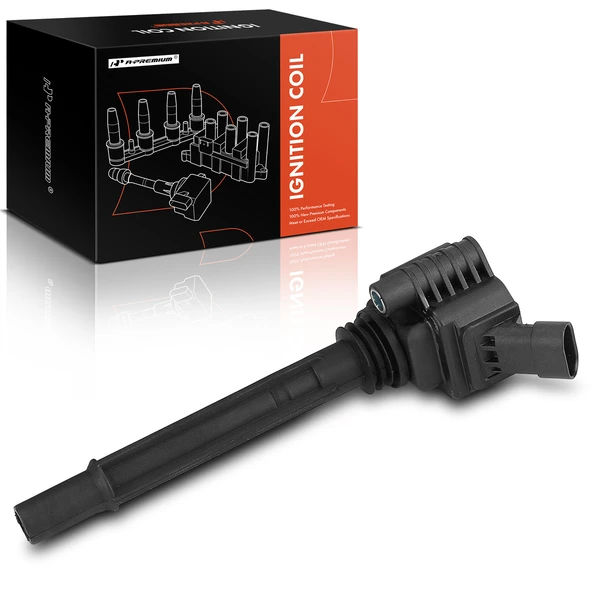 One Set-Pc Ignition Coil 3-Pin Terminal Oval A-Premium APIC0279