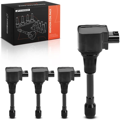 4 Pcs Ignition Coils with 3 Pins