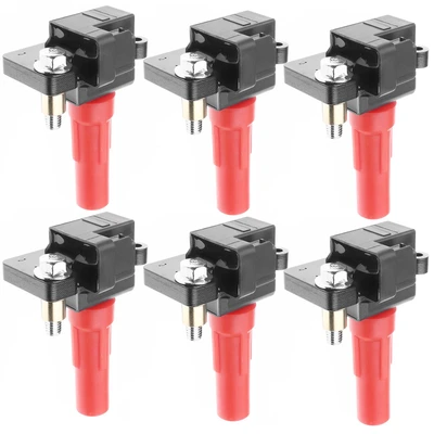 6 Pcs Ignition Coils with 3 Pins
