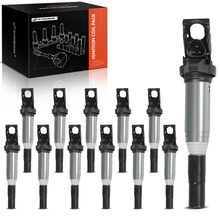 12 Ignition Coil 3-Blade Terminal 2003-2008 2010-2015 BMW 760Li A-Premium APIC0008