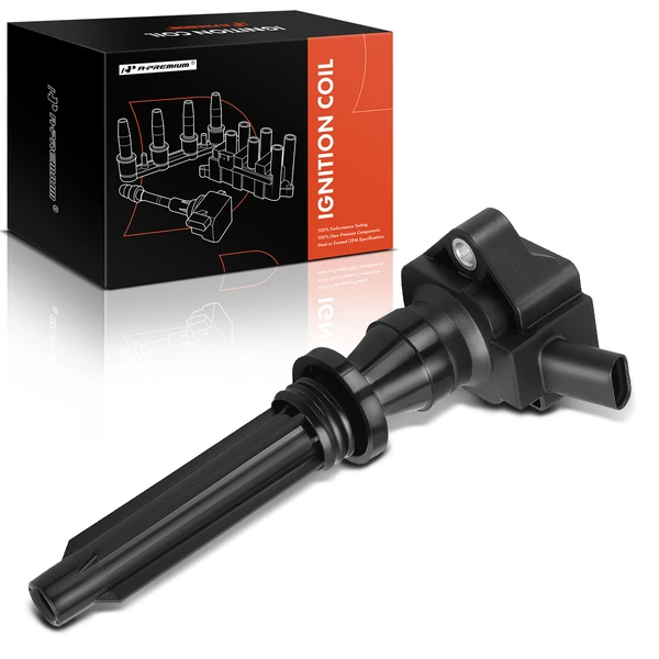 One Set-Pc Ignition Coil 3-Pin Terminal Oval A-Premium APIC0723