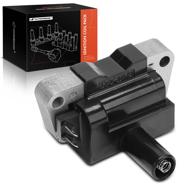 1997-2004 Nissan Pickup One Set-Pc Ignition Coil 2-Blade Terminal Round A-Premium APIC0306