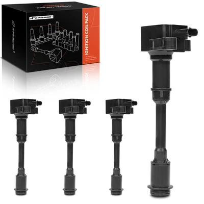 4 Pcs Ignition Coils with 3 Pins