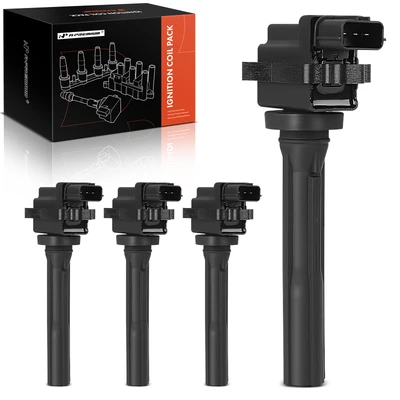 4 Pcs Ignition Coils with 3 Pins