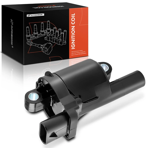 One Set-Pc Ignition Coil 4-Pin Terminal Rectangular, Oval A-Premium APIC0725