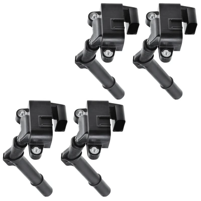4 Pcs Ignition Coils with 4 Pins