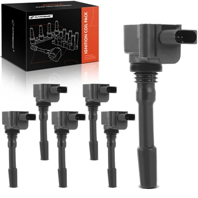 6 Pcs Ignition Coils with 4 Pins