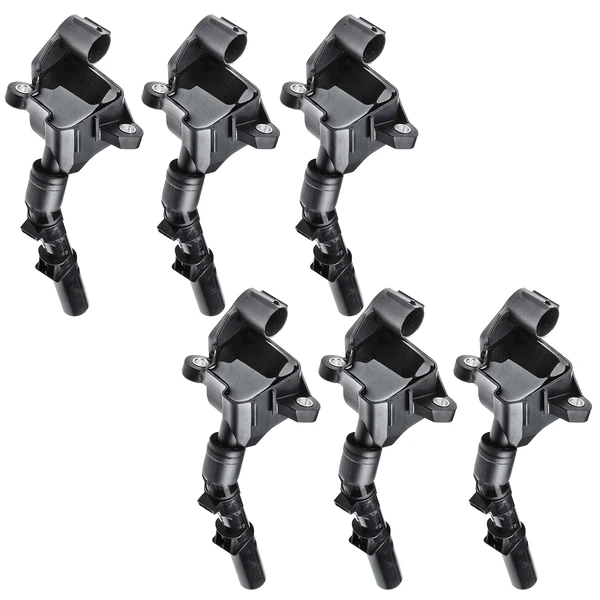 2015-2016 Mercedes-Benz CLS400 A Set of 6-Pc Ignition Coil 4-Pin Terminal Round A-Premium APIC0333