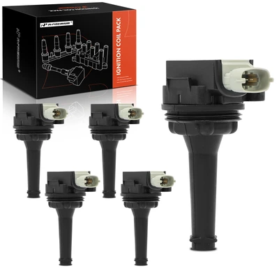 5 Pcs Ignition Coils with 4 Pins