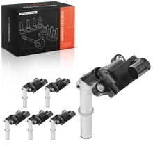 A Set of 6 Pieces Ignition Coil 4-Blade Terminal Round 2013-2014 Mercedes-Benz C300 A-Premium APIC0343