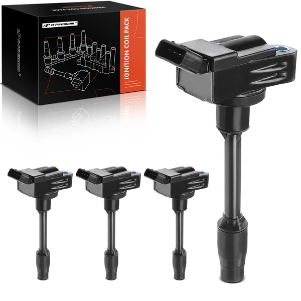 2018-2021 Lexus NX300 A Set of 4-Pc Ignition Coil 4-Blade Terminal Rectangular A-Premium APIC0349