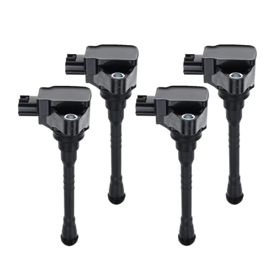 4 Pcs Ignition Coils with 3 Pins