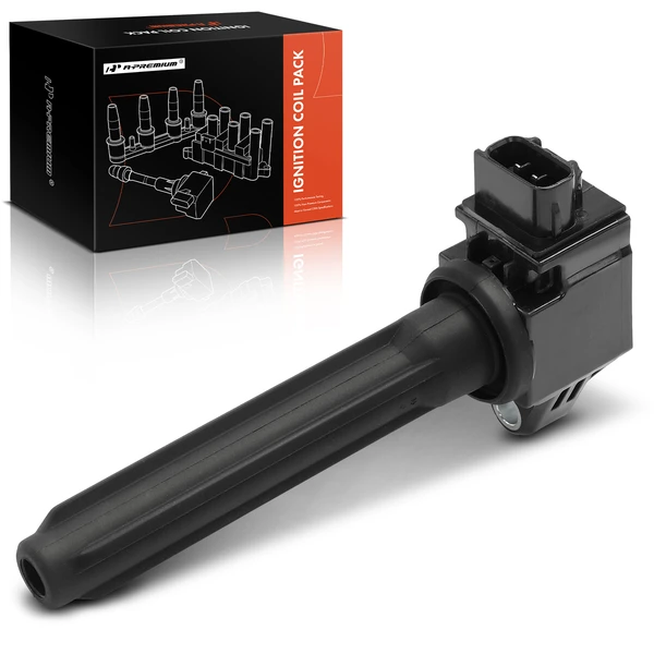 1-Pc Ignition Coil 3-Blade Terminal Rectangular A-Premium APIC0355