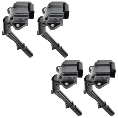 4 Pcs Ignition Coils with 4 Pins