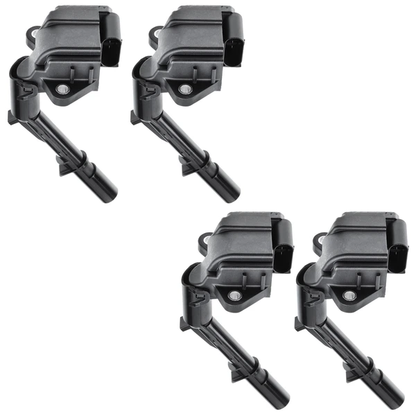 2017-2019 INFINITI QX30 A Set of 4-Pc Ignition Coil 4-Blade Terminal Oval A-Premium APIC0366