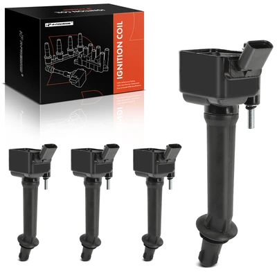 4 Pcs Ignition Coils with 4 Pins