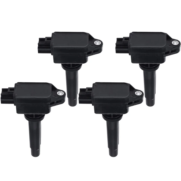 A Set of 4-Pc Ignition Coil 3-Blade Terminal Rectangular A-Premium APIC0370
