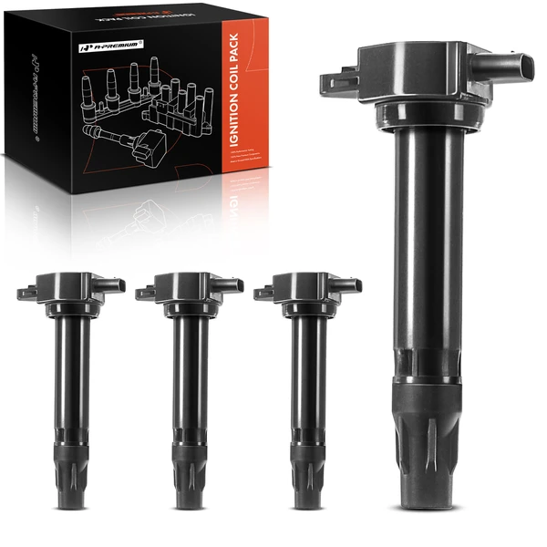 2009-2020 Dodge Journey A Set of 4-Pc Ignition Coil 3-Blade Terminal Oval A-Premium APIC0094