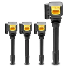 4 Pcs Ignition Coil with 3 Pins