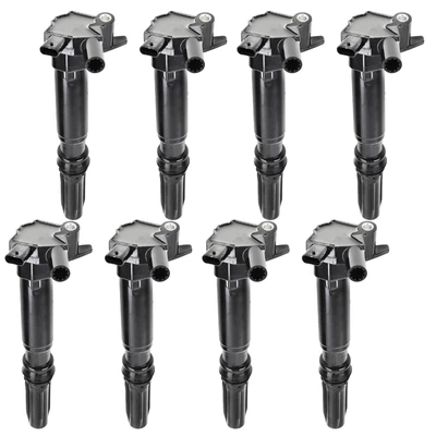 2018-2022 Ford F-250 Super Duty A Set of 8pc Ignition Coil 2-Pin Terminal Oval A-Premium APIC0464