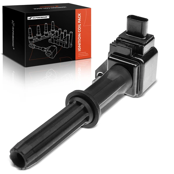 One Set-Pc Ignition Coil 4-Pin Terminal Rectangular, Oval A-Premium APIC0442