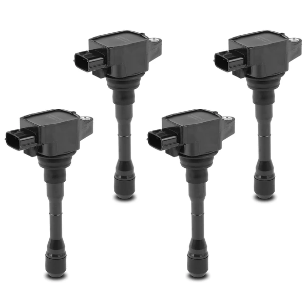2019-2021 Nissan Altima A Set of 4-Pc Ignition Coil 3-Pin Terminal Rectangular A-Premium APIC0731