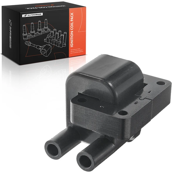 1991-1999 Mitsubishi 3000GT One Set-Pc Ignition Coil 2-Bolt Terminal Round A-Premium APIC0096