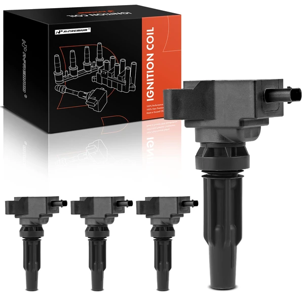 2019-2023 Ford Ranger A Set of 4-Pc Ignition Coil 3-Pin Terminal Oval A-Premium APIC0735