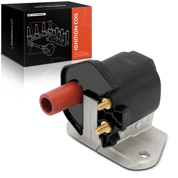 One Set-Pc Ignition Coil 2-Pin Terminal Round A-Premium APIC1160